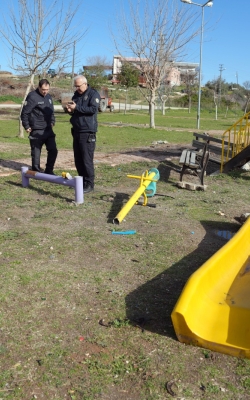 Çukurova Belediyesi Parkına Saldırı