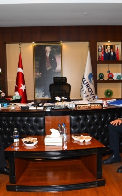 Gökhan Zeybek'ten Başkan Kozay'a Ziyaret