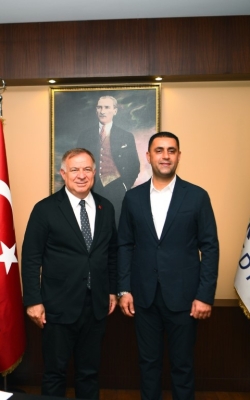 Gökhan Zeybek'ten Başkan Kozay'a Ziyaret