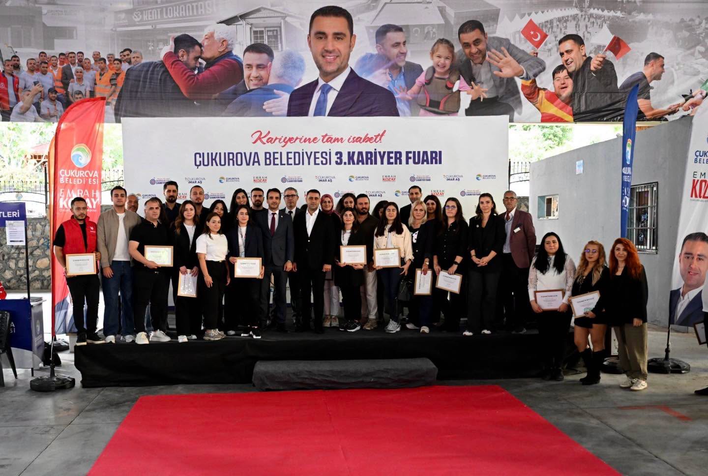 Çukurova Belediyesi 3. Kariyer Fuarı, iş arayanlarla işverenleri buluşturdu.