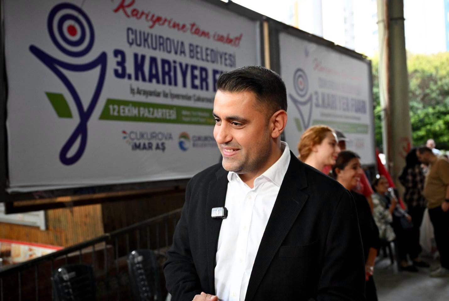 Çukurova Belediyesi 3. Kariyer Fuarı, iş arayanlarla işverenleri buluşturdu.